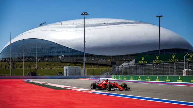 Sebastian Vettel leads Ferrari one-two in Sochi
