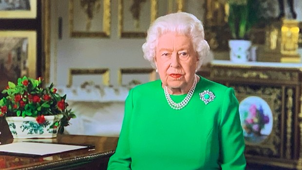 Queen Elizabeth addresses the nation
