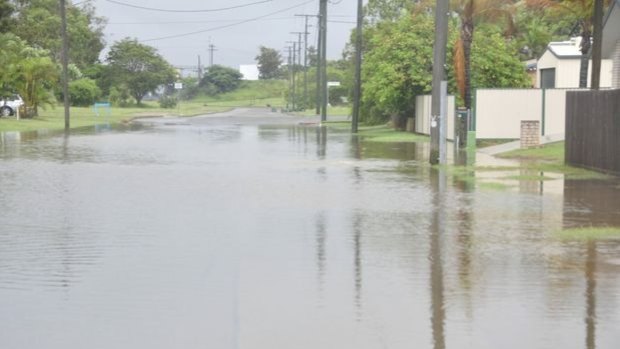 Flooding in Gladstone.