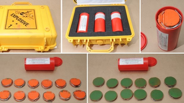 Explosives similar to the ones stolen in Geraldton.