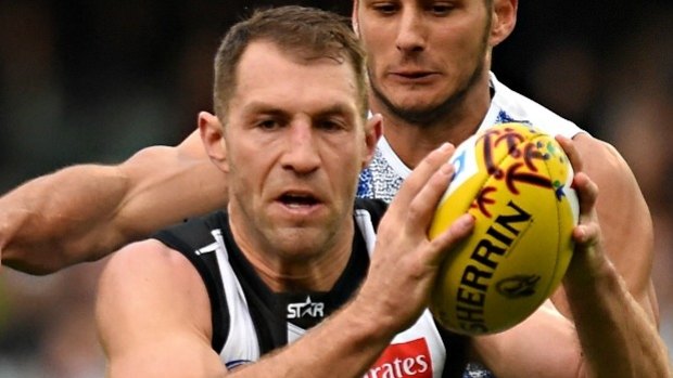 Unhappy: Travis Cloke has vented his frustration at being dropped to VFL football.
