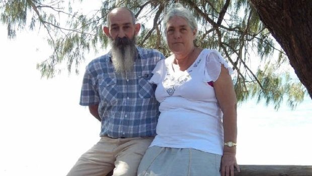 Ian and Cheryl Antonio at Queens Beach, Bowen, near where their daughter Rachel was last seen.