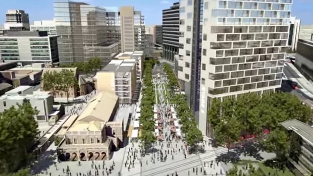 Parramatta Square artist impressions for stage 2, 5, and 6 as part of the growth in the area.