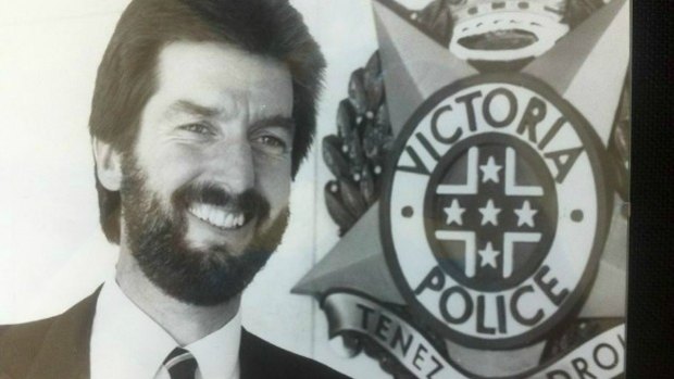 Geoff Wilkinson in his Victoria Police days.