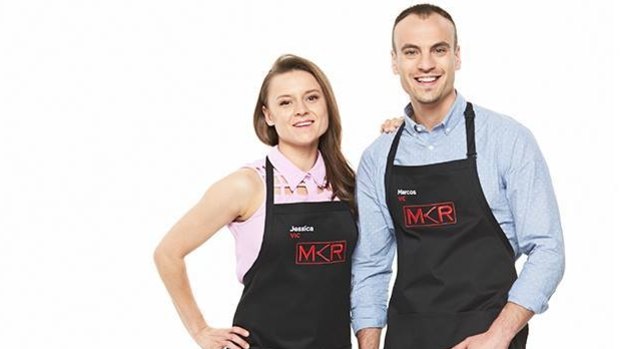 MKR contestants Jessica and Marcos.