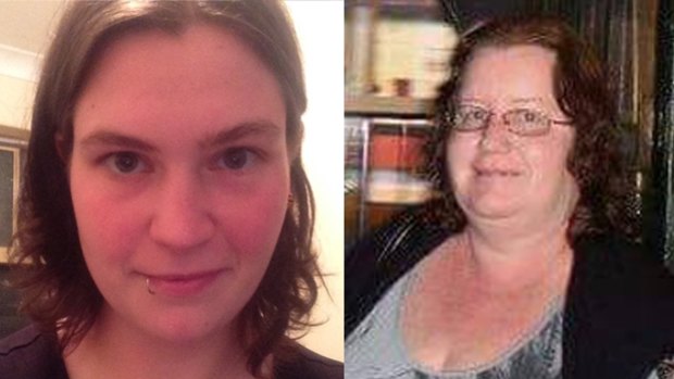 Gemma Lilley, left, and Trudi Lenon have pleaded not guilty to the murder of 18-year-old Aaron Pajich.