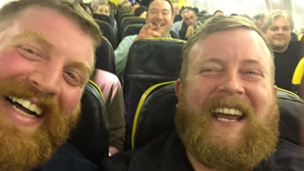 Thomas Douglas found his doppelganger seated next to him on a flight to Galway.