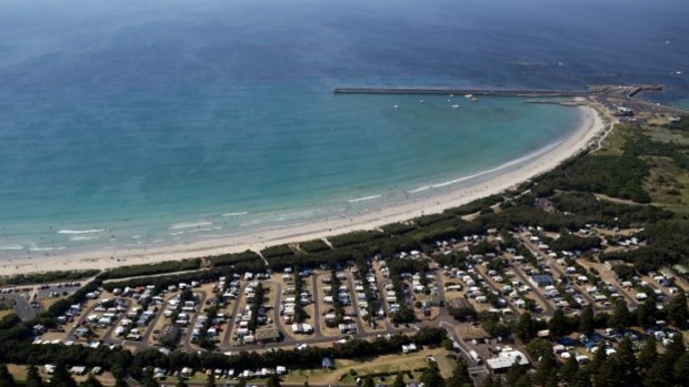 Warrnambool from the air.