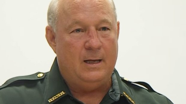 Line in the sand: Bay County Sheriff Frank McKeithen in a file photo. 