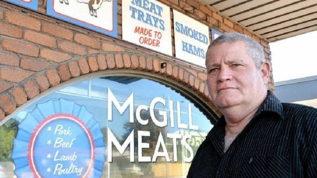 End of an era... Mackay butcher George Radley wants to sell his shop lease for $1.