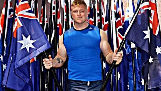 United Patriots Front leader Blair Cottrell.