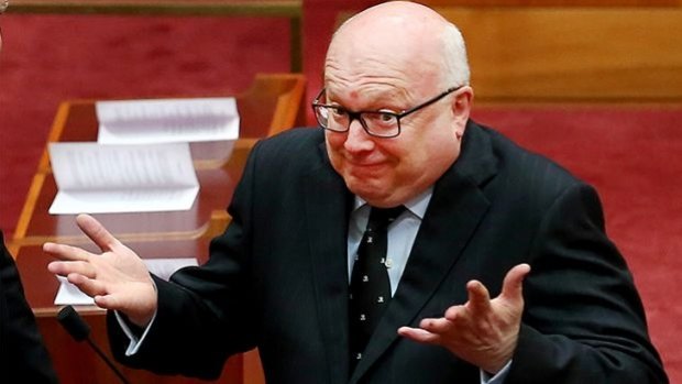 Attorney-General George Brandis introduced the legislation to change section 18C of the Racial Discrimination Act.