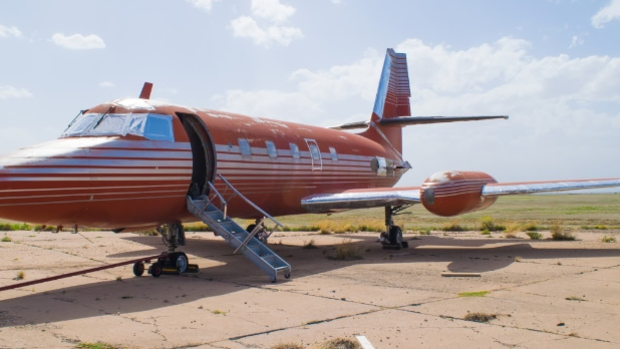 The 1962 Lockheed Jetstar was 'custom made to Elvis's specifications'.