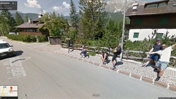 The group had to act quickly to be 'immortalised' on Google Maps.