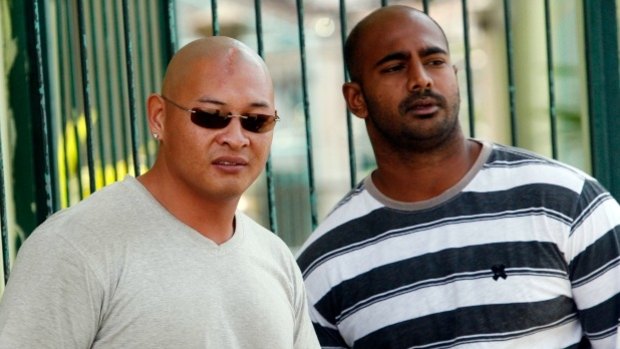 Andrew Chan and Myuran Sukumaran inside Kerobokan Prison in 2011.