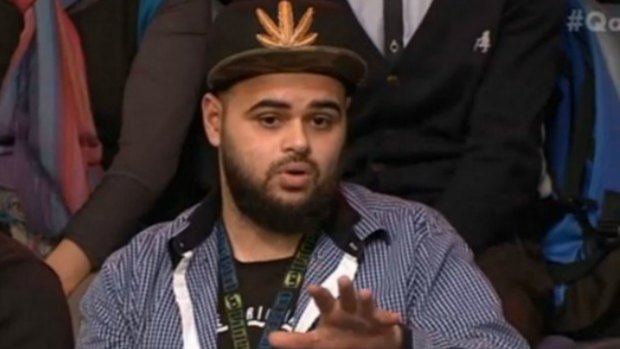 Zaky Mallah on ABC on Monday night.