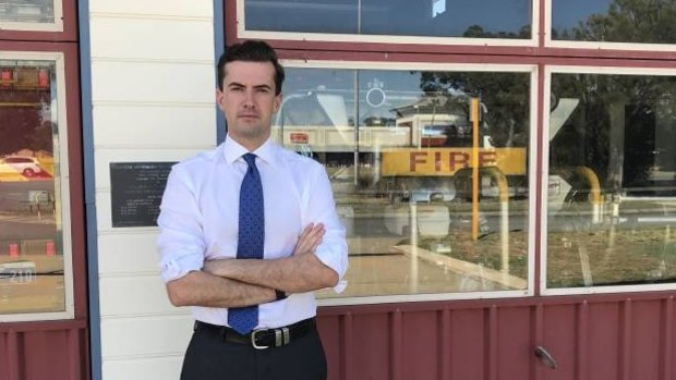 Dawesville MP Zak Kirkup is fighting for repairs to Falcon Fire Station.