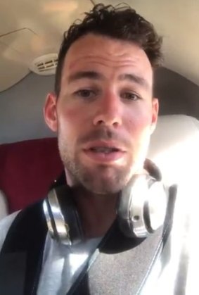 Mark Cavendish begs for 'vile' abuse to stop in a video posted to Twitter. 