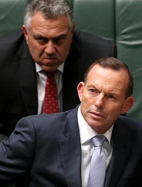 Treasurer Joe Hockey and Prime Minister Tony Abbott.