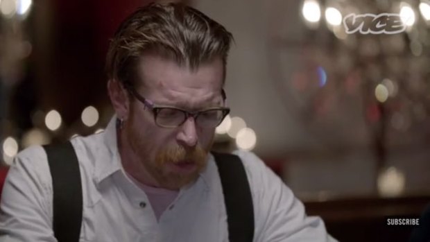 Jesse Hughes told Vice how just one person in the band's dressing room survived. 
