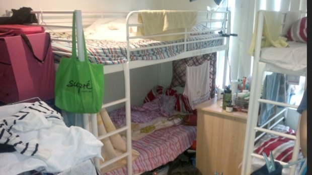 The City of Sydney is cracking down on illegal accommodation, such as this unidentified room.