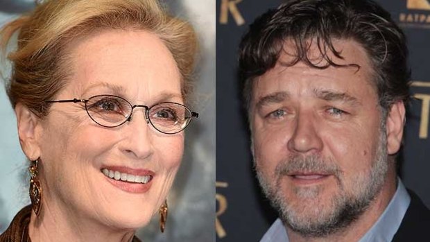 'Misunderstood' ... Meryl Streep has come to Russell Crowe's aid.