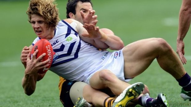 Dockers superstar Nathan Fyfe is managing a leg injury, but coach Ross Lyon says he's not worried.