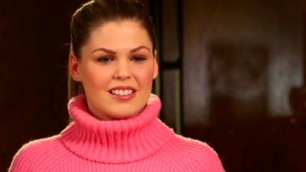 Belle Gibson in a scene from her interview with Channel Nine's 60 Minutes program.