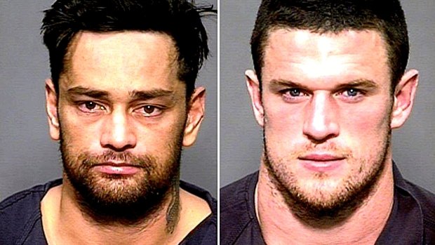 Arrested in Arizona: John Sutton and Luke Burgess.
