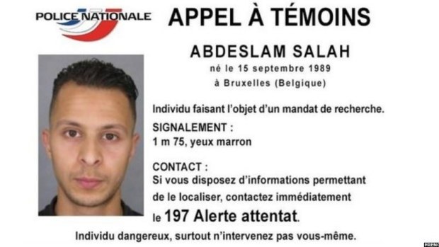 French police warn Salah Abdeslam may be dangerous.