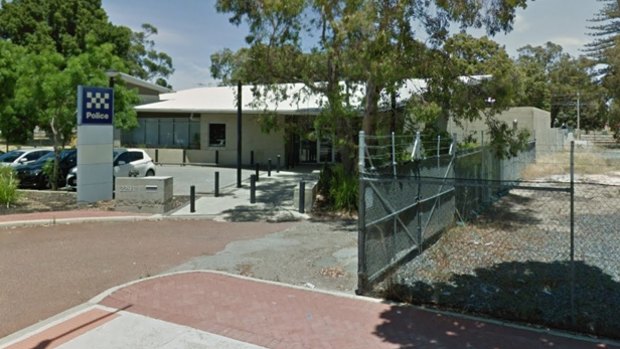 A WA policeman was stabbed while trying to subdue a man outside Gosnells police station.