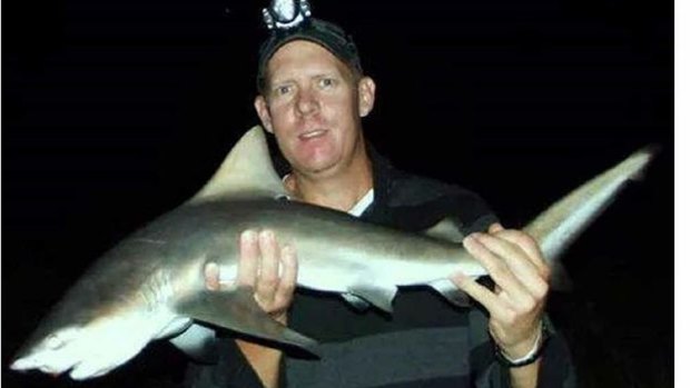 Jason Reeve, 32, caught this 110cm bull shark near the Mt Crosby Weir recently and returned to the same spot yesterday to catch two more.