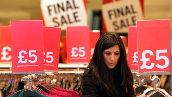 OK, five pounds, on sale. And this pic was snapped in 2009. But is there really such a thing as the $5 T-shirt today?