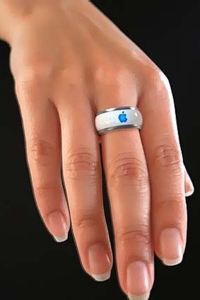 An artist's impression of what an 'iRing' might have looked like, from a few years ago.