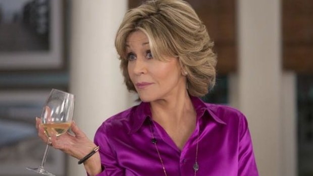 Jane Fonda's character, Grace on the sitcom, <iGrave and Frankie</i> has been known to enjoy wine o'clock and also vodka o'clock.