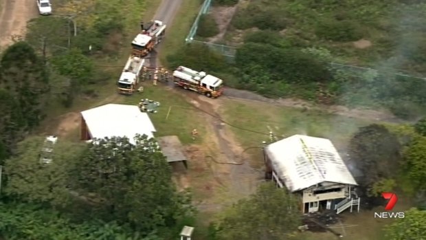 Fire has gutted the dangerous sexual offenders section of Wacol prison, south-west of Brisbane.