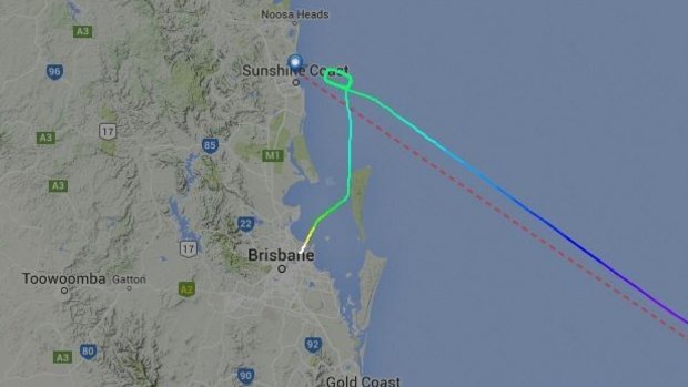 Air New Zealand flight NZ769 from Auckland to the Sunshine Coast was among at least six flights diverted to Brisbane on Tuesday due to poor weather.