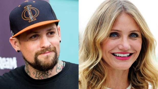"He's mine" ... Cameron Diaz gave a touching speech to new husband Benji Madden during their wedding reception.