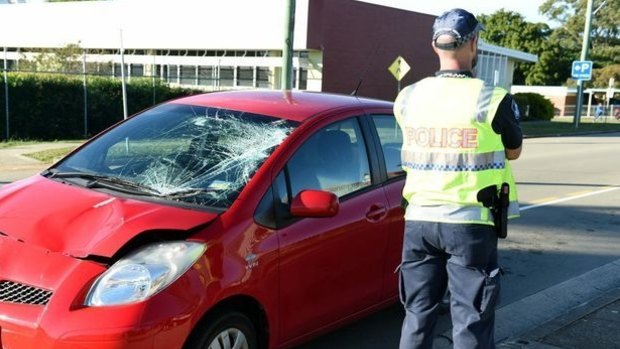A woman has been taken to hospital in a serious condition after being struck by a car.Vicki Wood/Caboolture News