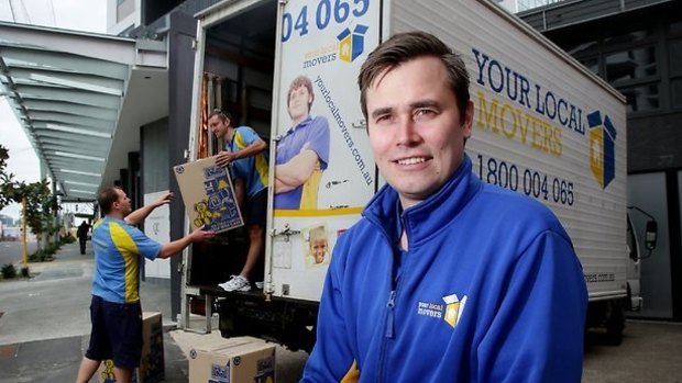 Moving on up: Zachary Rook has developed a very successful business in Queensland.