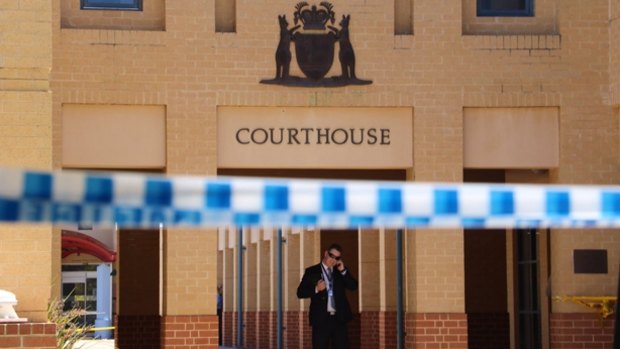 Ms Thomas died after being stabbed in the neck at Joondalup Courthouse.