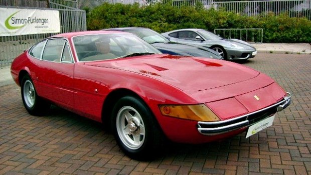 The 1973 Ferrari Daytona, thought to be worth between $1.5 million and $2 million.