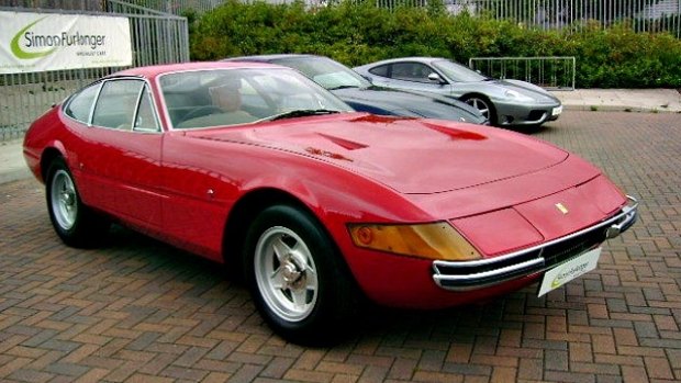 The 1973 Ferrari Daytona, thought to be worth between $1.5 million and $2 million.