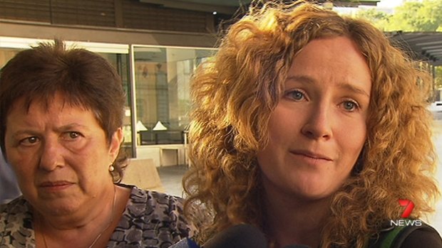 Rebekka Meyer's mother Mikala Liemann, left, and sister Tania Jensen hope the inquest into the young Danish cyclist's death will bring them some answers. 