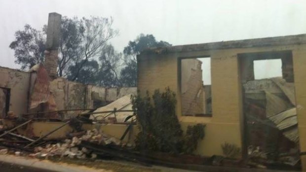 The ruined Yarloop Hotel will be demolished on Monday.