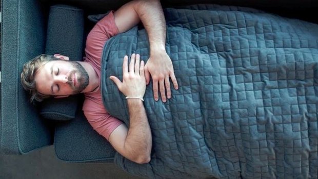 Gravity blanket is said to offer travellers the same therapeutic benefits as a hug.