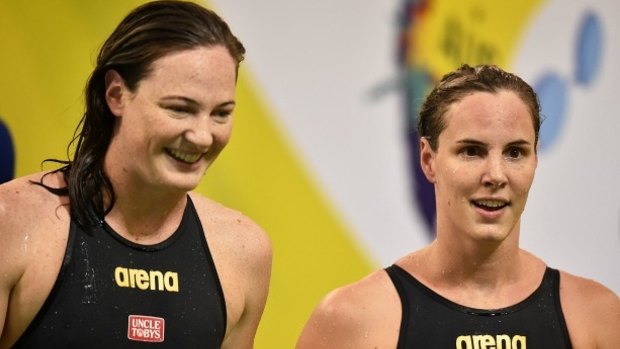 Pool power: Cate and Bronte Campbell are expected to lead the charge for more Olympic swimming gold medals at the Rio Games.