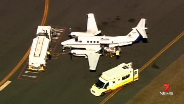 Another burns victim has been flown to Brisbane