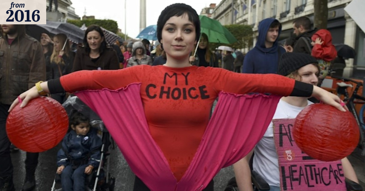 Thousands march around the world calling on Ireland to repeal restrictive abortion laws