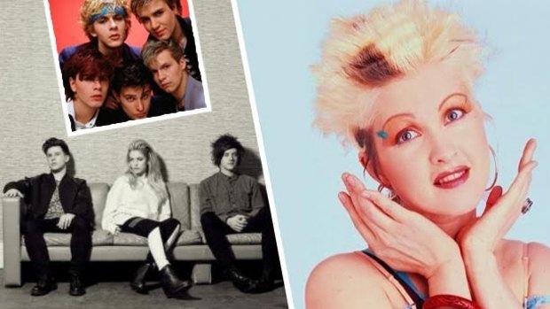 Gold FM's blend of Duran Duran (top left) and Cyndi Lauper (right) proved more popular with Melbourne's youth market than Triple J artists such as London Grammar.